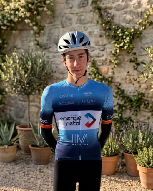 Maxence Bouvier sous les couleurs du club