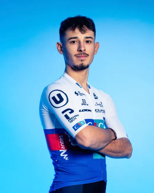 Mathias Sanlaville sous les couleurs de son équipe